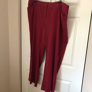 Lane Bryant Women’s trousers red